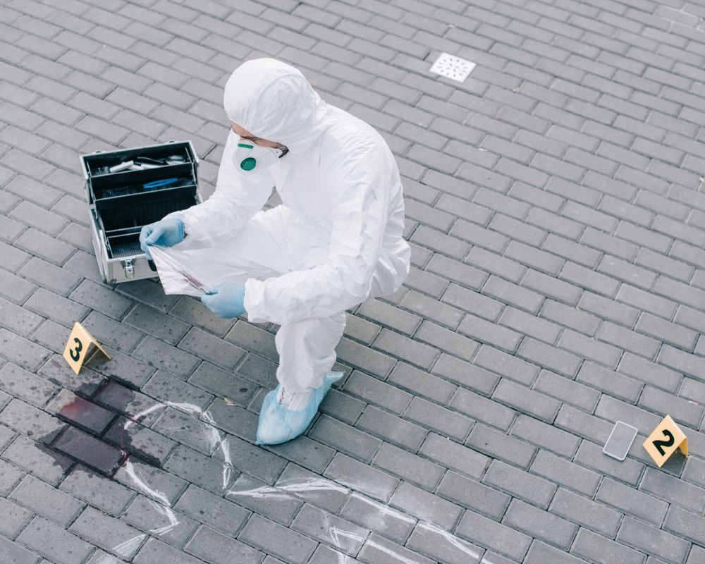 Professional homicide cleanup at a crime scene in Knoxville, TN